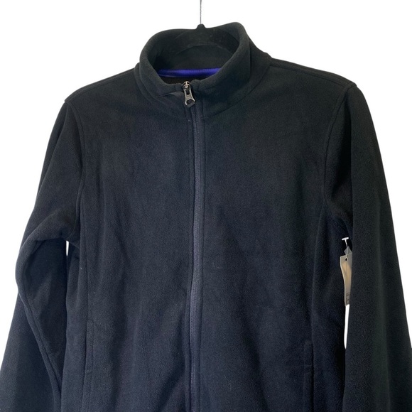 NWT Amazon Essentials Youth Boy size XXL BLACK Polar Fleece Full-Zip Mock Jacket - Picture 3 of 9